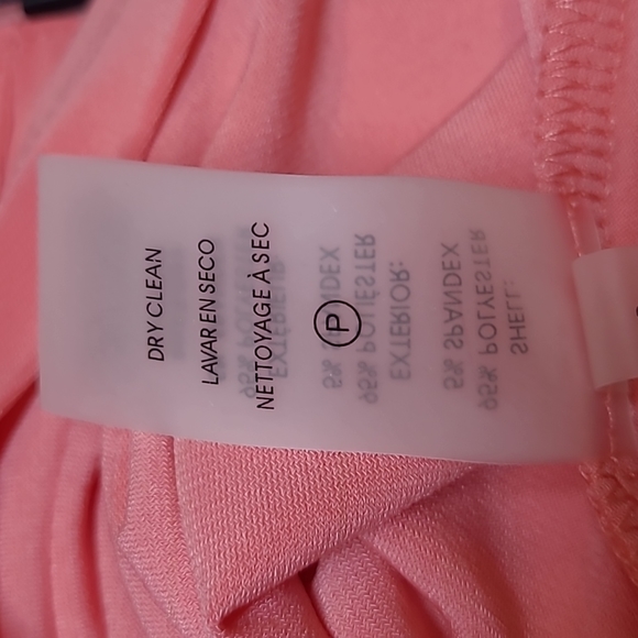 NWT TOMMY HILFIGER MELON ORANGE SHORT SLEEVE SPLIT V NECK PULLOVER TOP - Picture 14 of 15